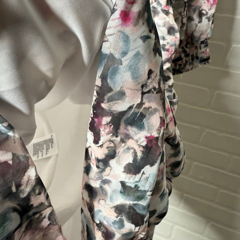 REISS Dakota Floral Printed Dress sz 6 NWT - Picture 7 of 13